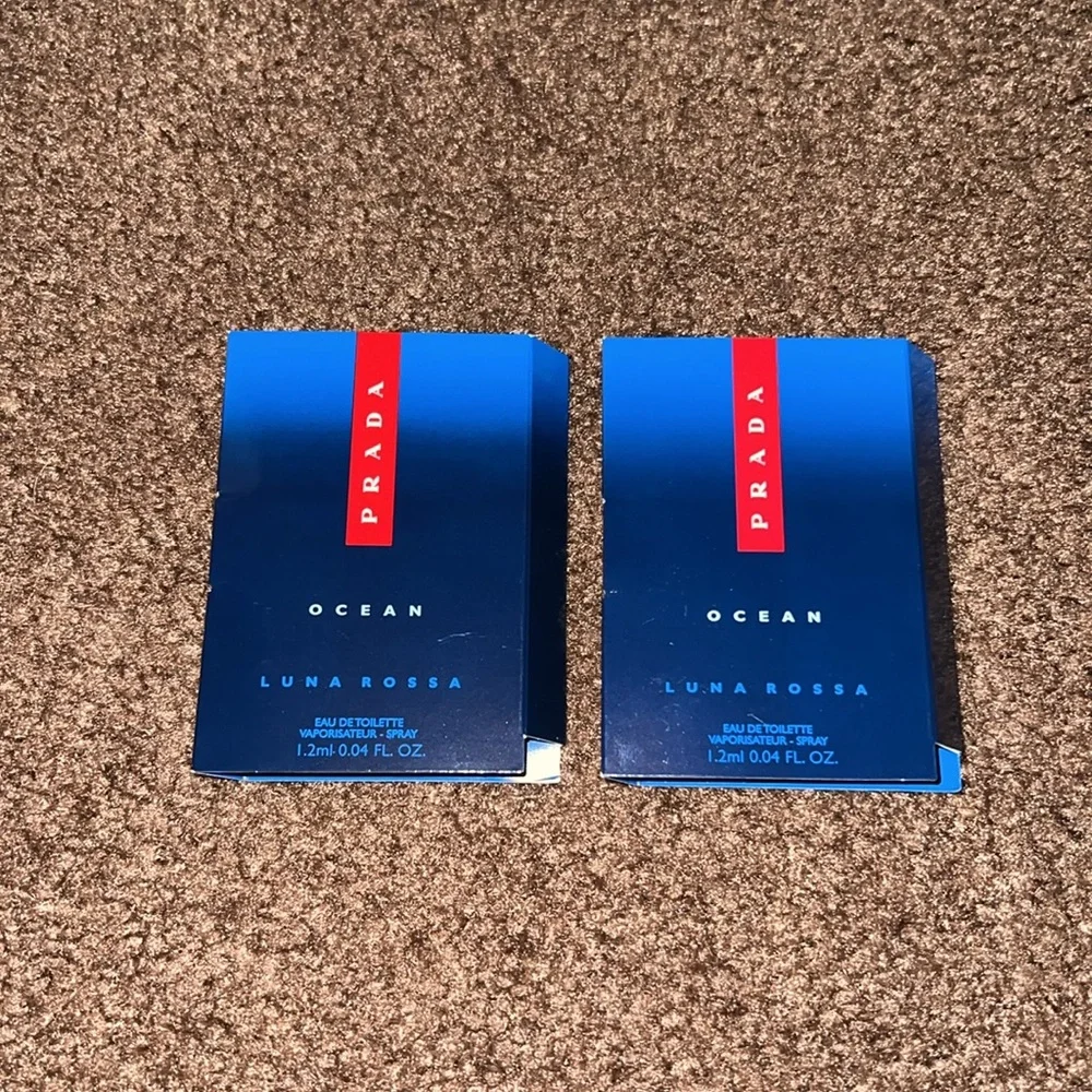 ❗️LAST 1❗️🤎5 For $25🤎 PRADA OCEAN Luna Rossa Men’s Fragrance Sample Bundle